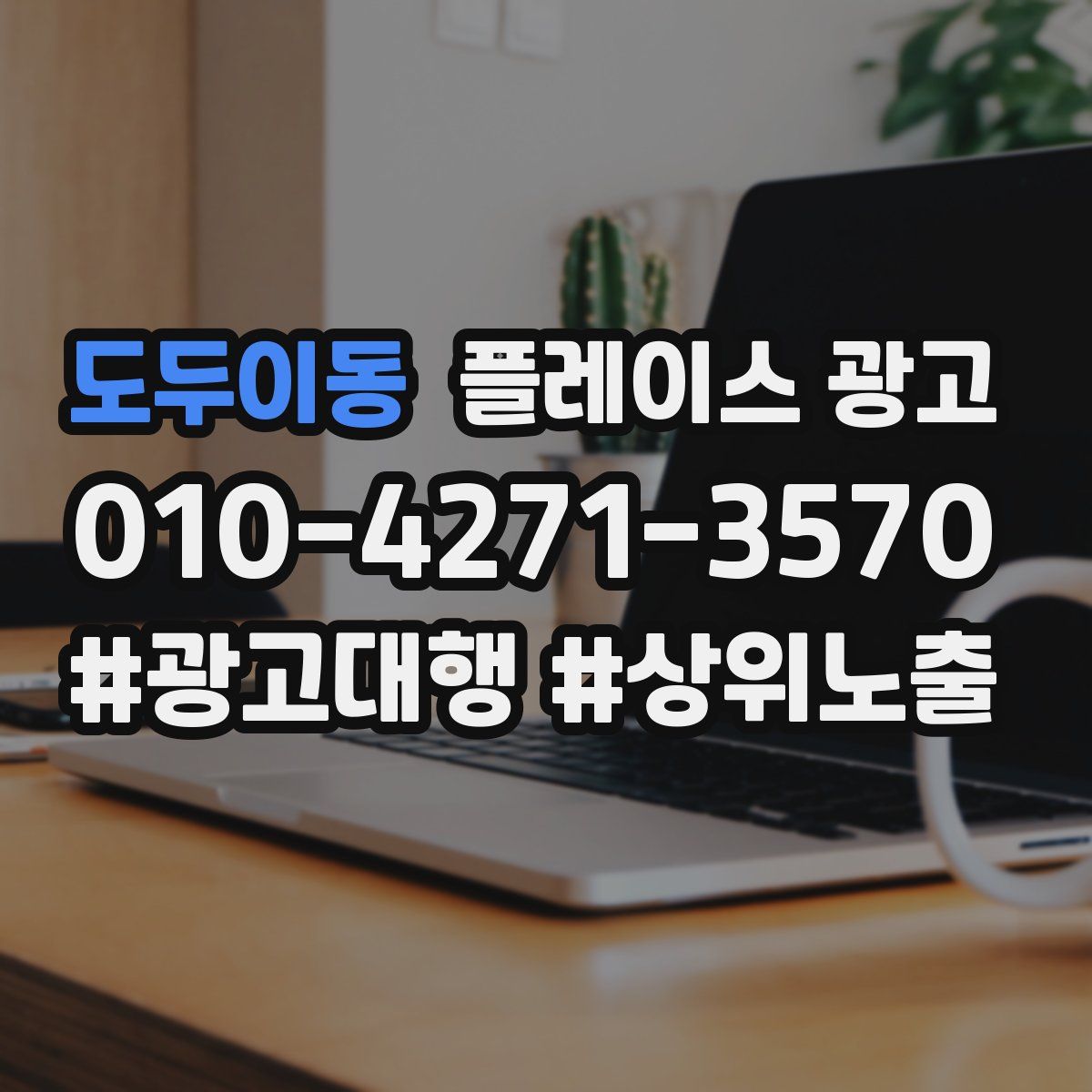 도두이동 플레이스 광고