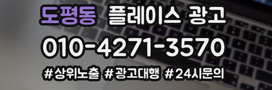 도평동 플레이스 광고