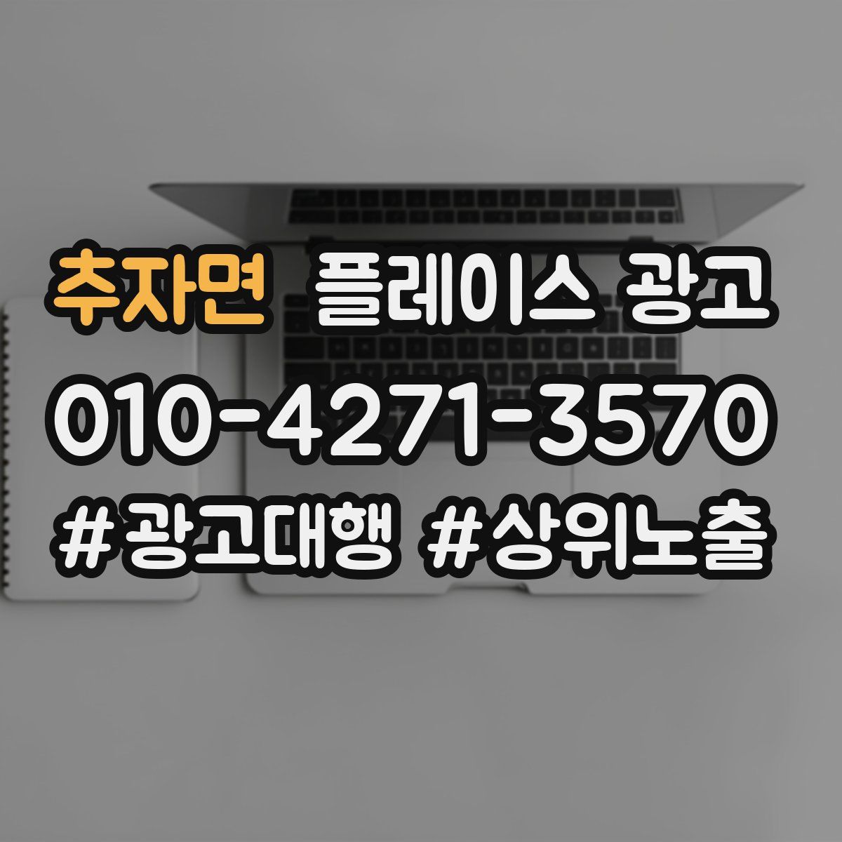 추자면 플레이스 광고