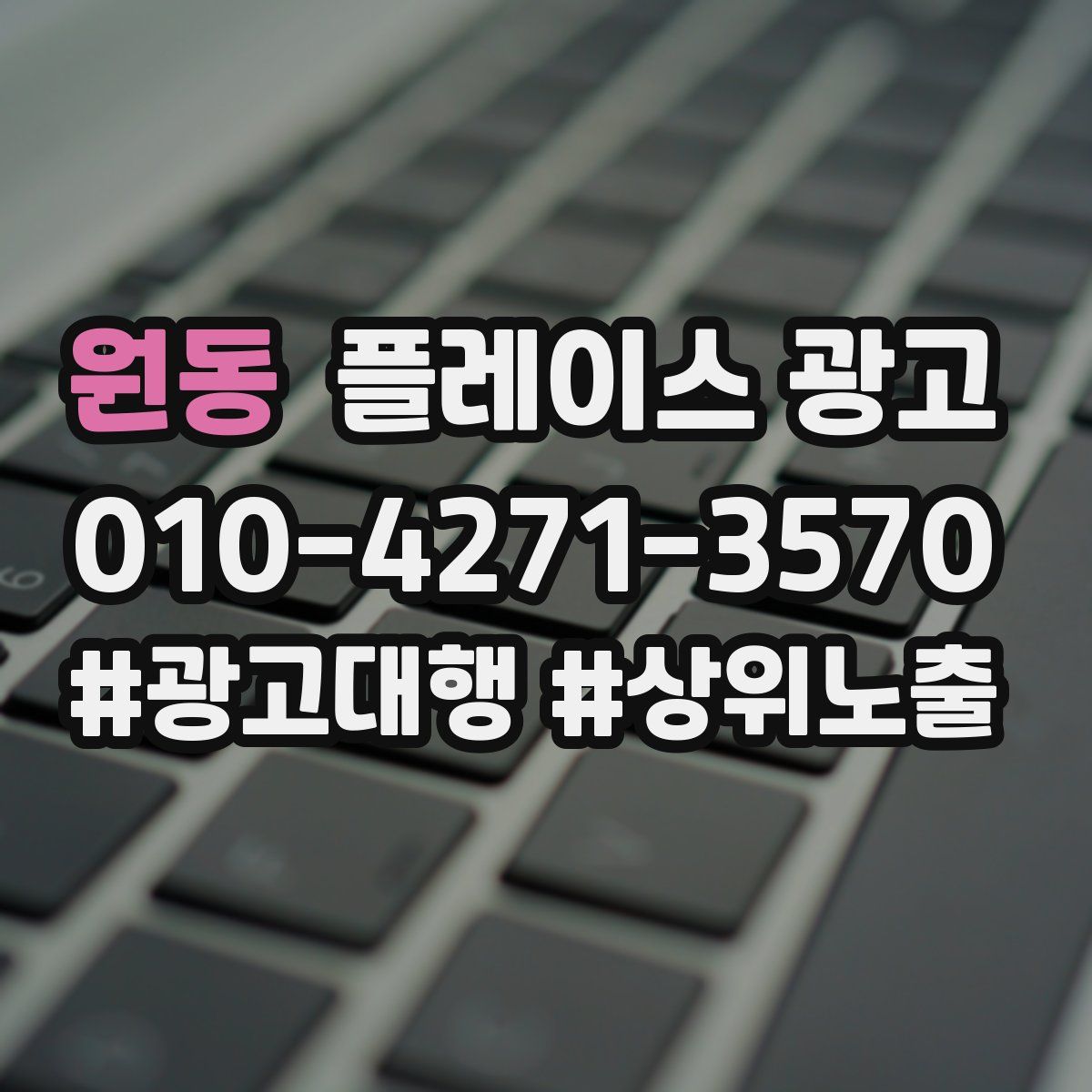 원동 플레이스 광고