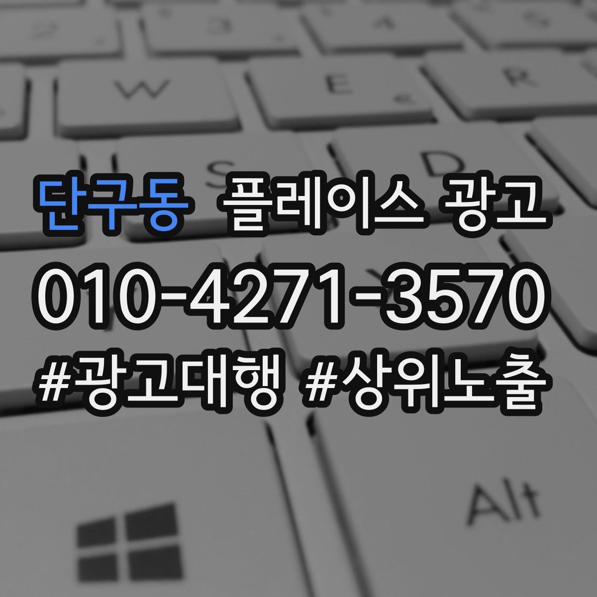 단구동 플레이스 광고