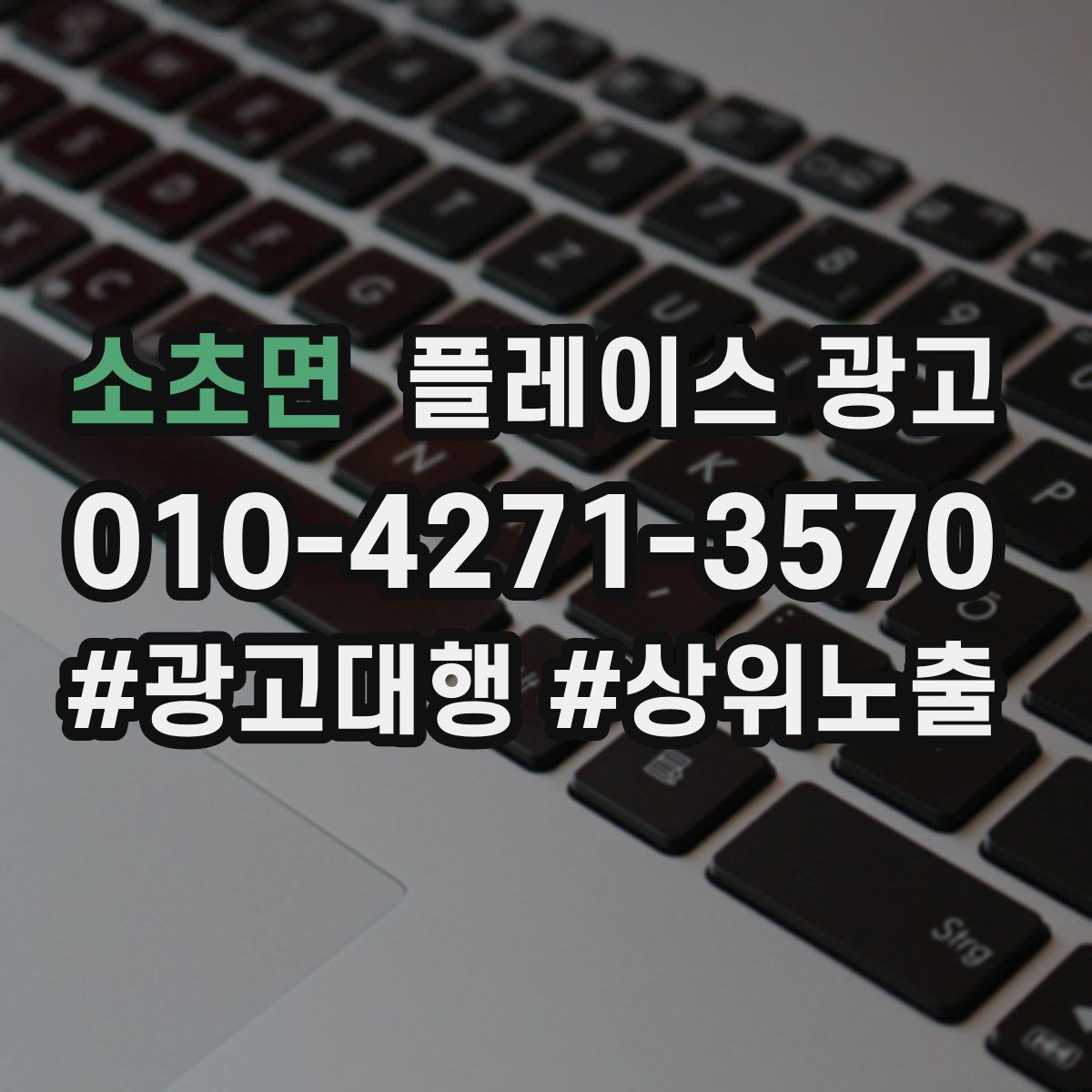 소초면 플레이스 광고