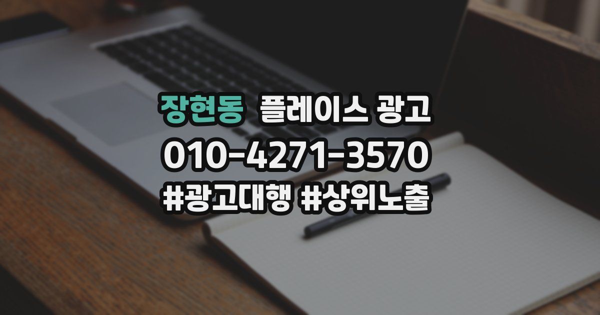 장현동 플레이스 광고