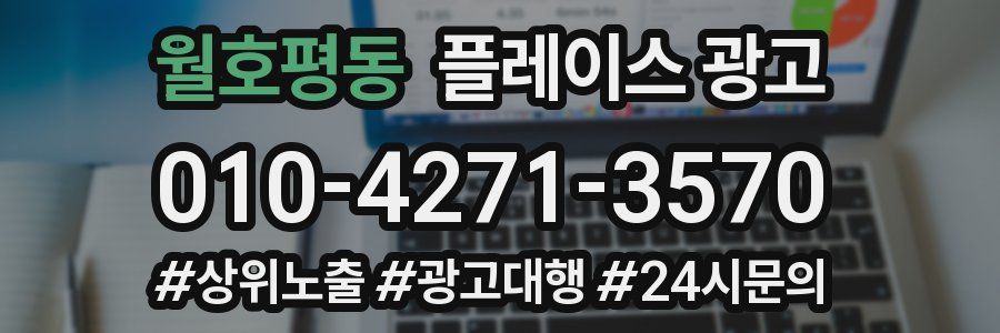 월호평동 플레이스 광고