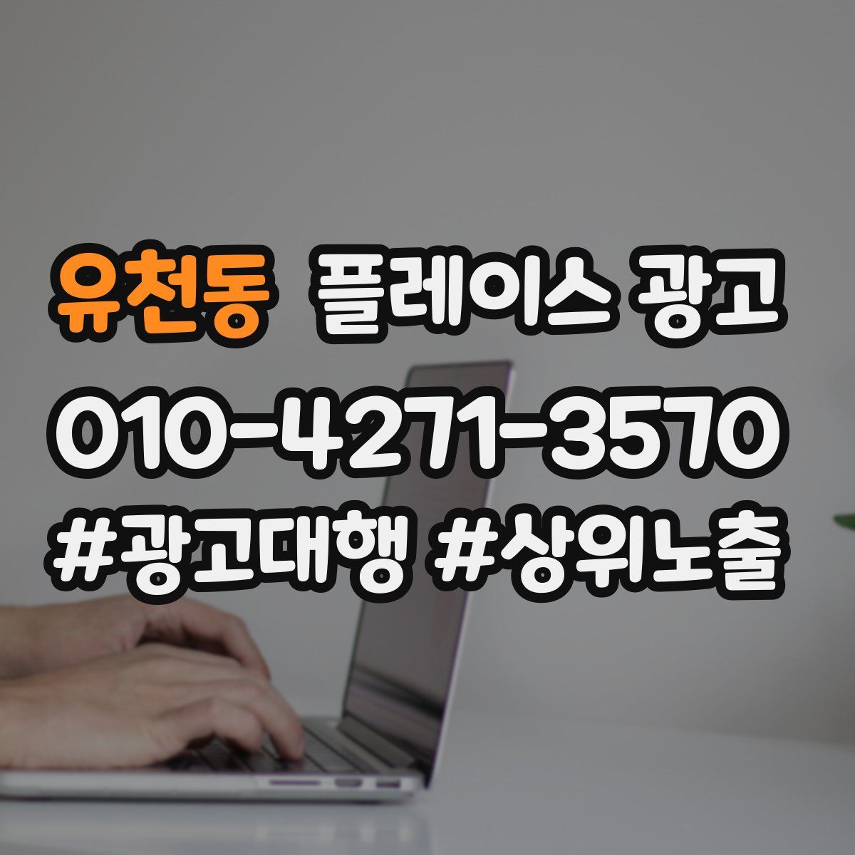 유천동 플레이스 광고