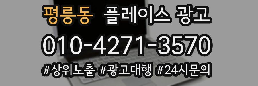 평릉동 플레이스 광고