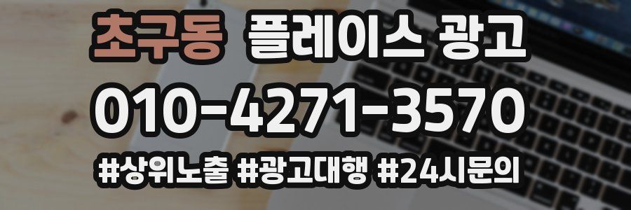 초구동 플레이스 광고