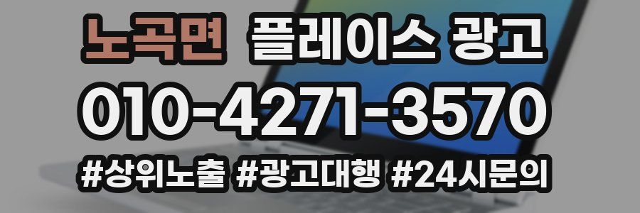 노곡면 플레이스 광고