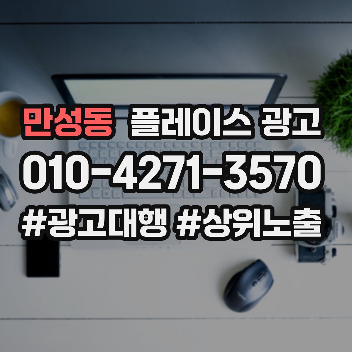 만성동 플레이스 광고