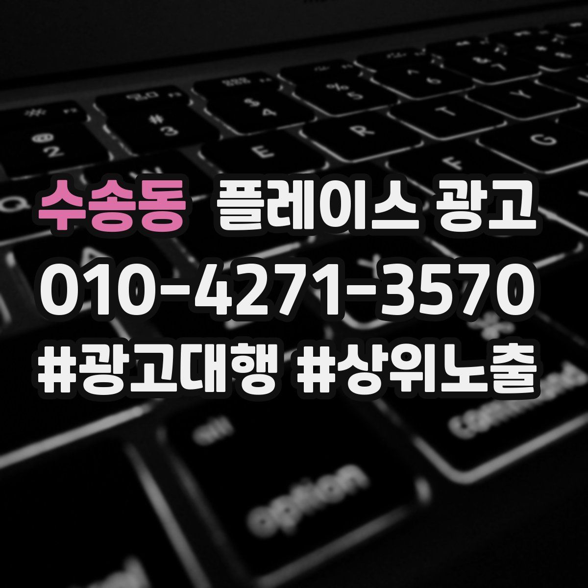 수송동 플레이스 광고