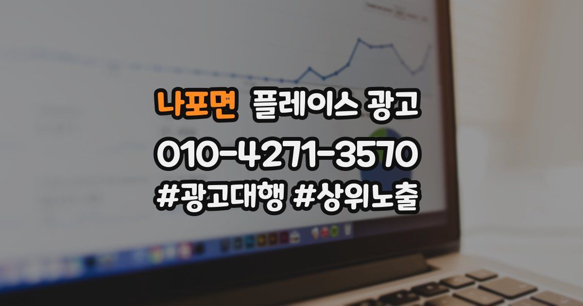 나포면 플레이스 광고