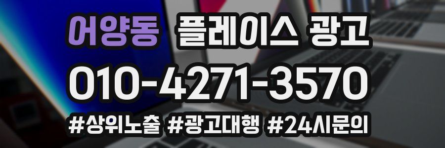 어양동 플레이스 광고