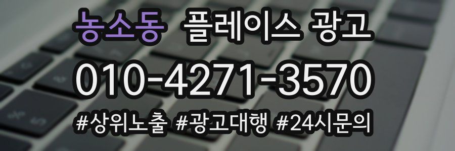 농소동 플레이스 광고
