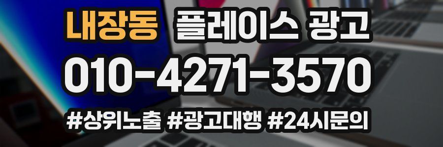 내장동 플레이스 광고