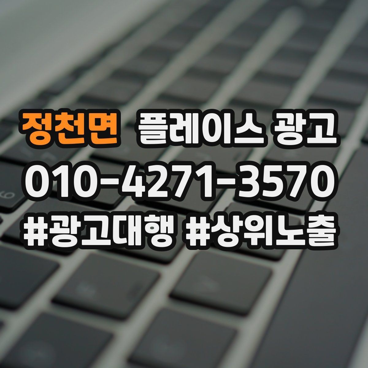 정천면 플레이스 광고 병원 클리닉 업종 세팅 핵심