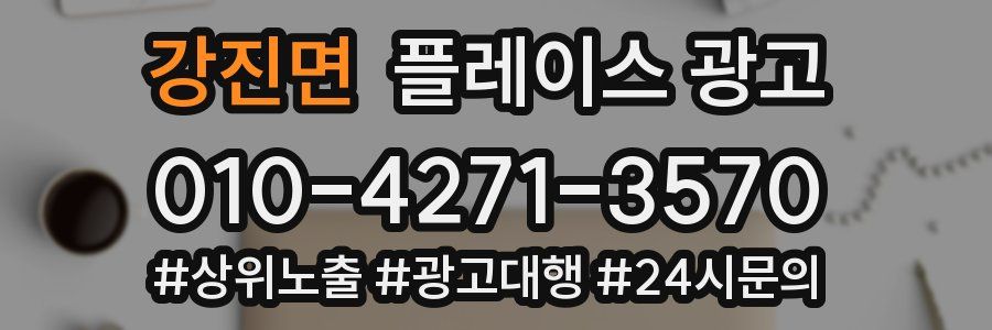 강진면 플레이스 광고