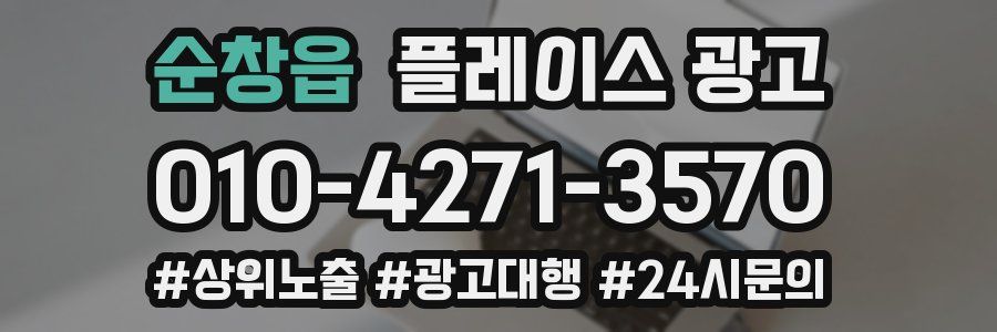 순창읍 플레이스 광고