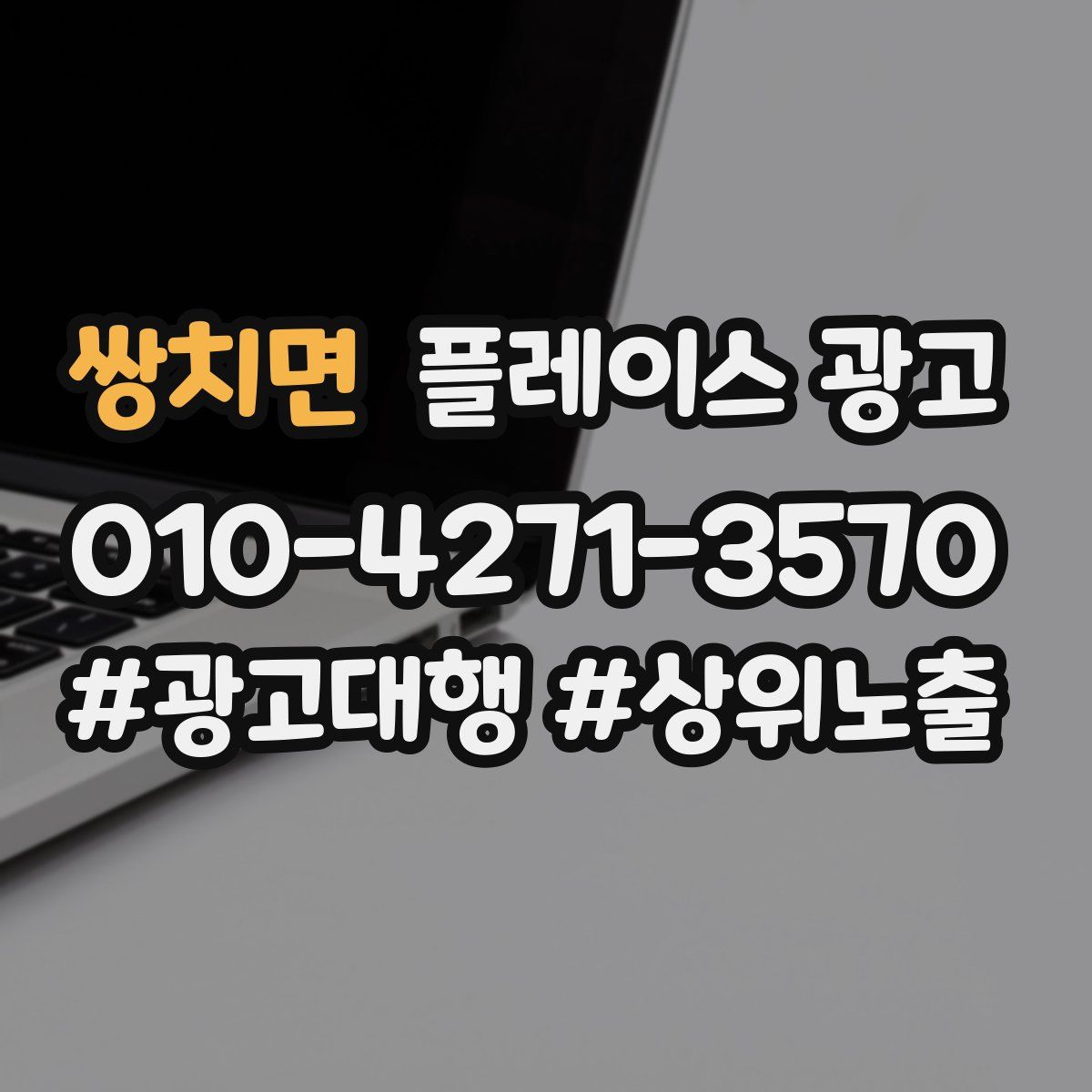 쌍치면 플레이스 광고