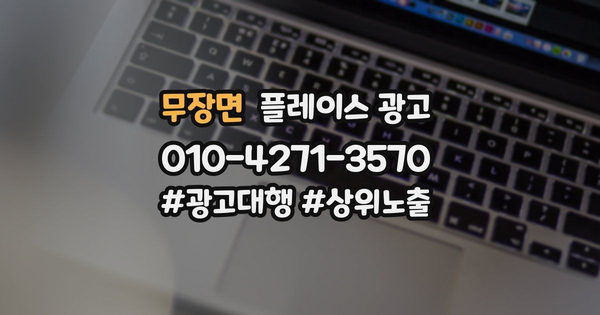 무장면 플레이스 광고