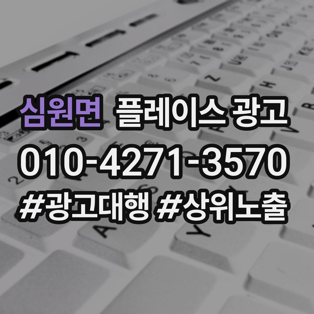 심원면 플레이스 광고