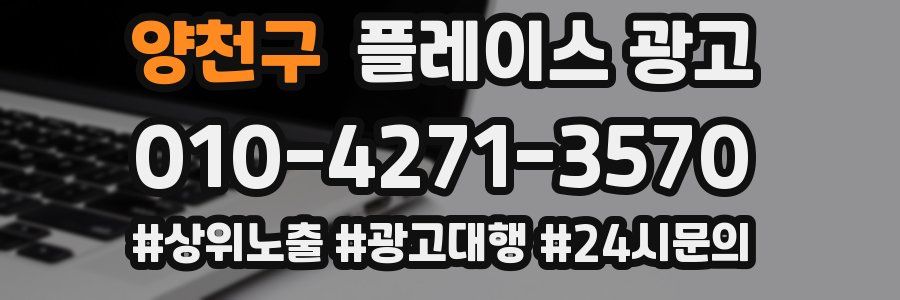 양천구 플레이스 광고