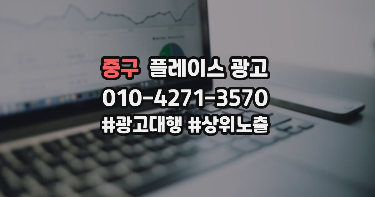 중구 플레이스 광고