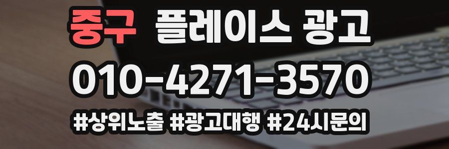 중구 플레이스 광고