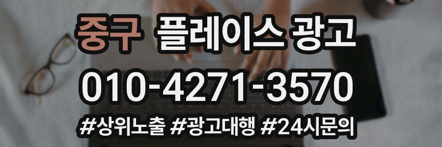 중구 플레이스 광고