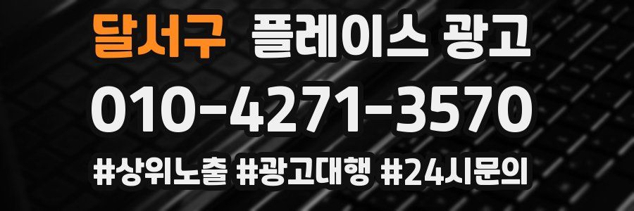 달서구 플레이스 광고