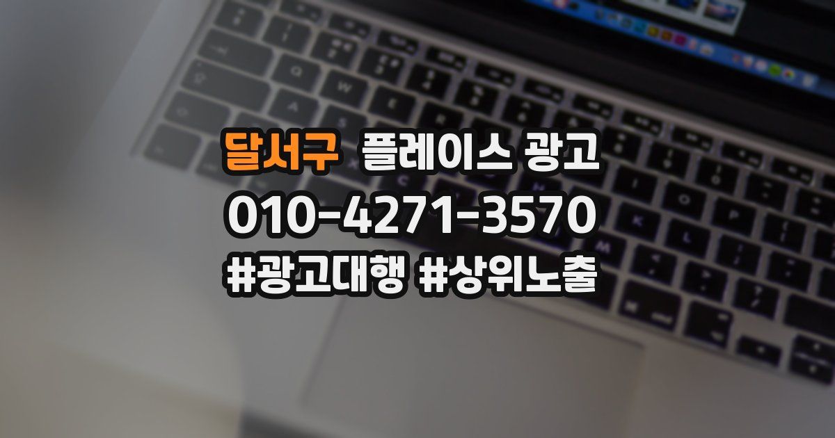 달서구 플레이스 광고