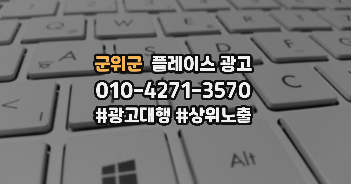 군위군 플레이스 광고