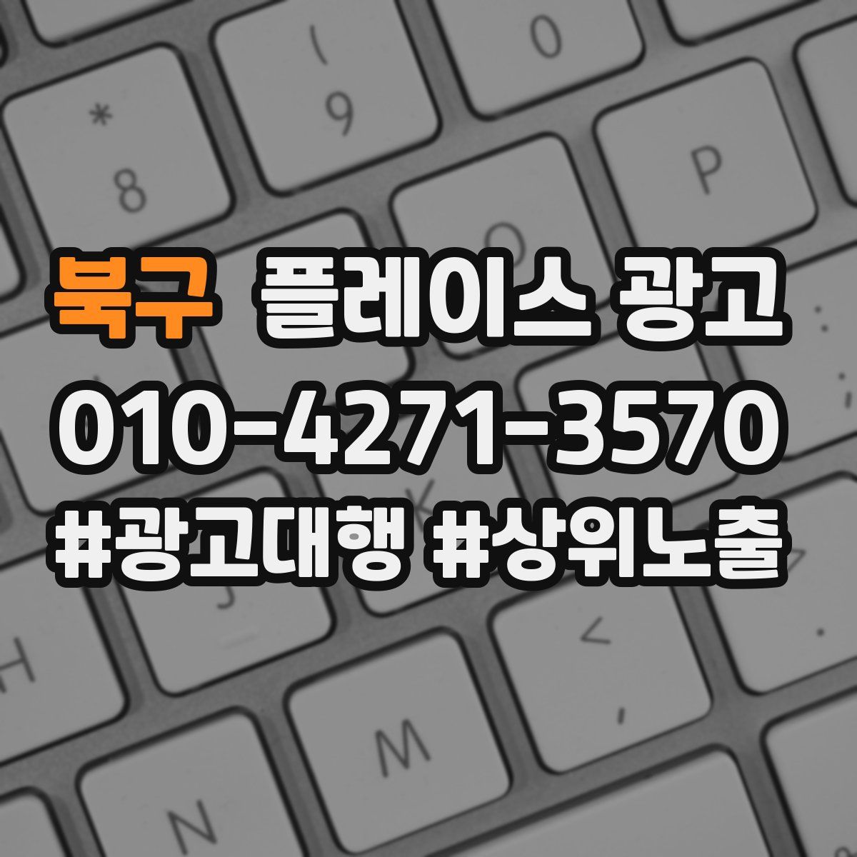 북구 플레이스 광고