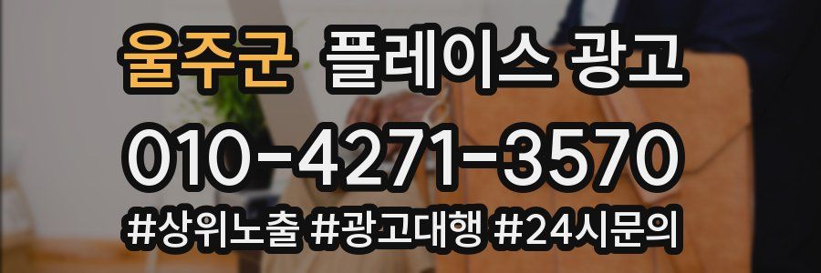 울주군 플레이스 광고