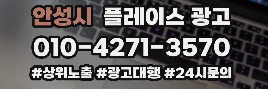 안성시 플레이스 광고