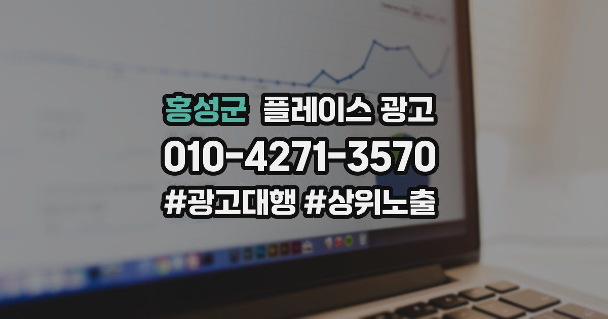 홍성군 플레이스 광고