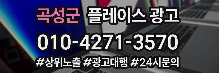 곡성군 플레이스 광고