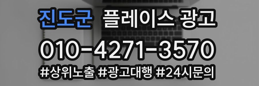 진도군 플레이스 광고