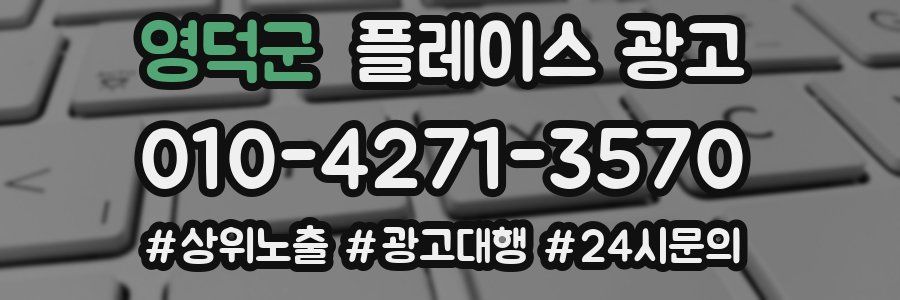 영덕군 플레이스 광고