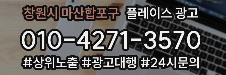 창원시 마산합포구 플레이스 광고
