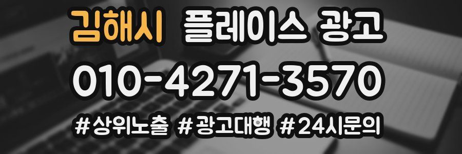 김해시 플레이스 광고