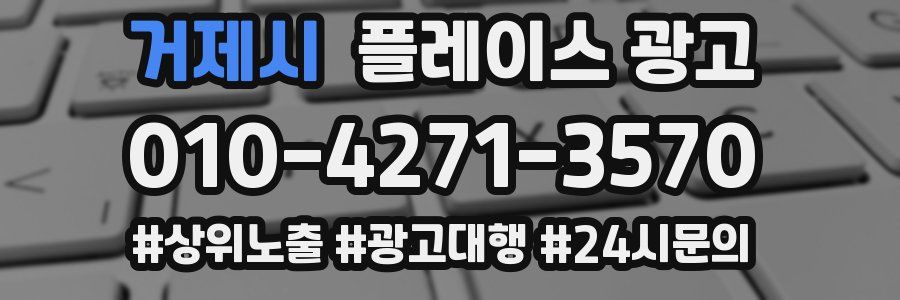 거제시 플레이스 광고