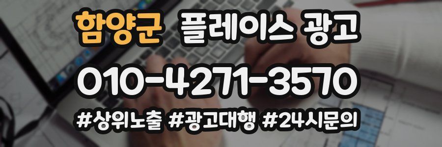 함양군 플레이스 광고