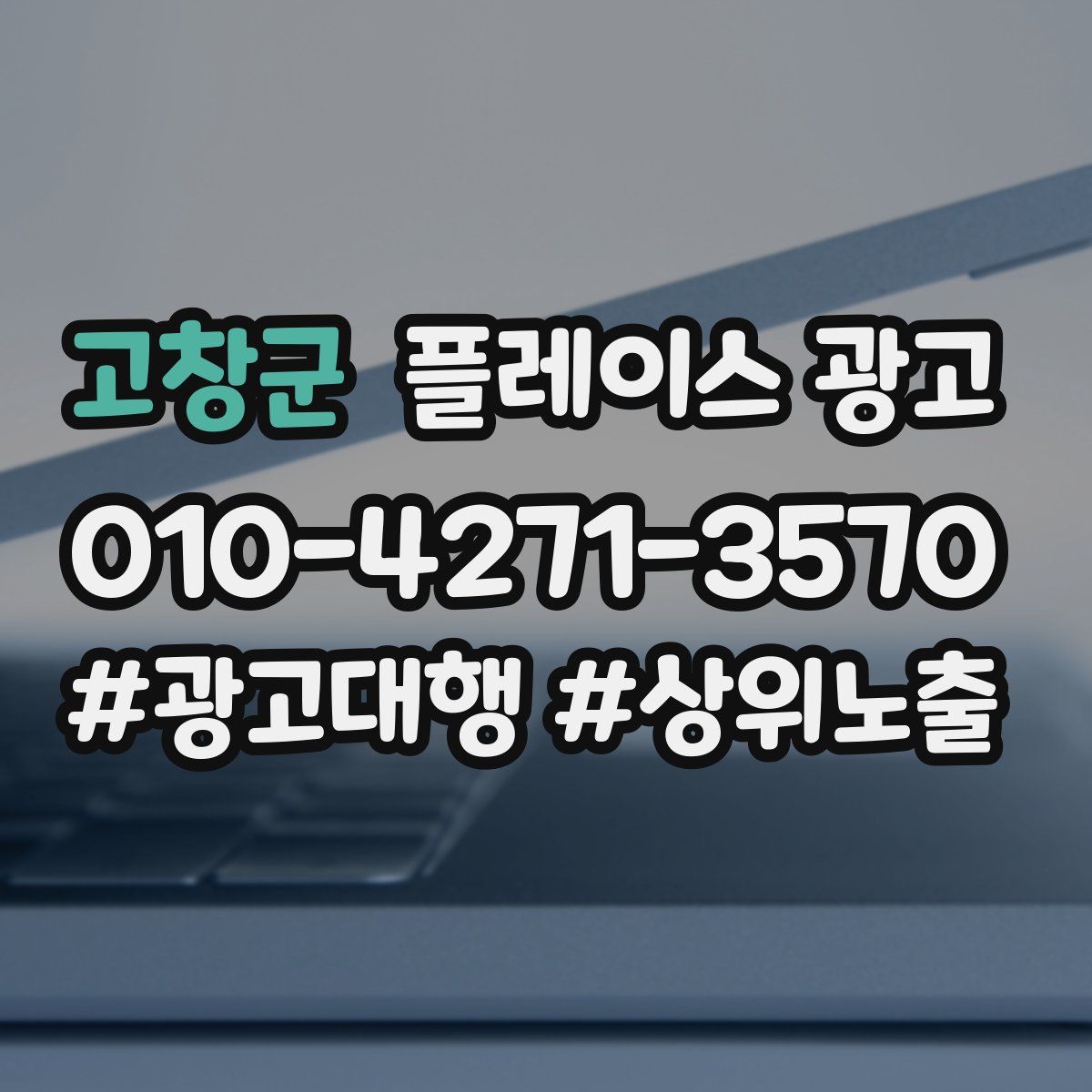 고창군 플레이스 광고