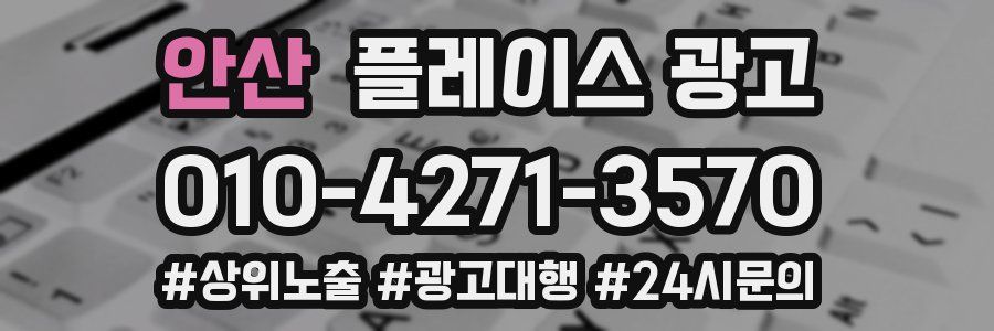 안산 플레이스 광고