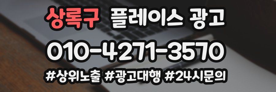 상록구 플레이스 광고