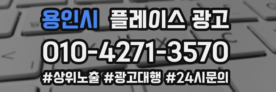 용인시 플레이스 광고