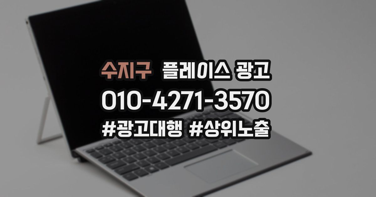 수지구 플레이스 광고