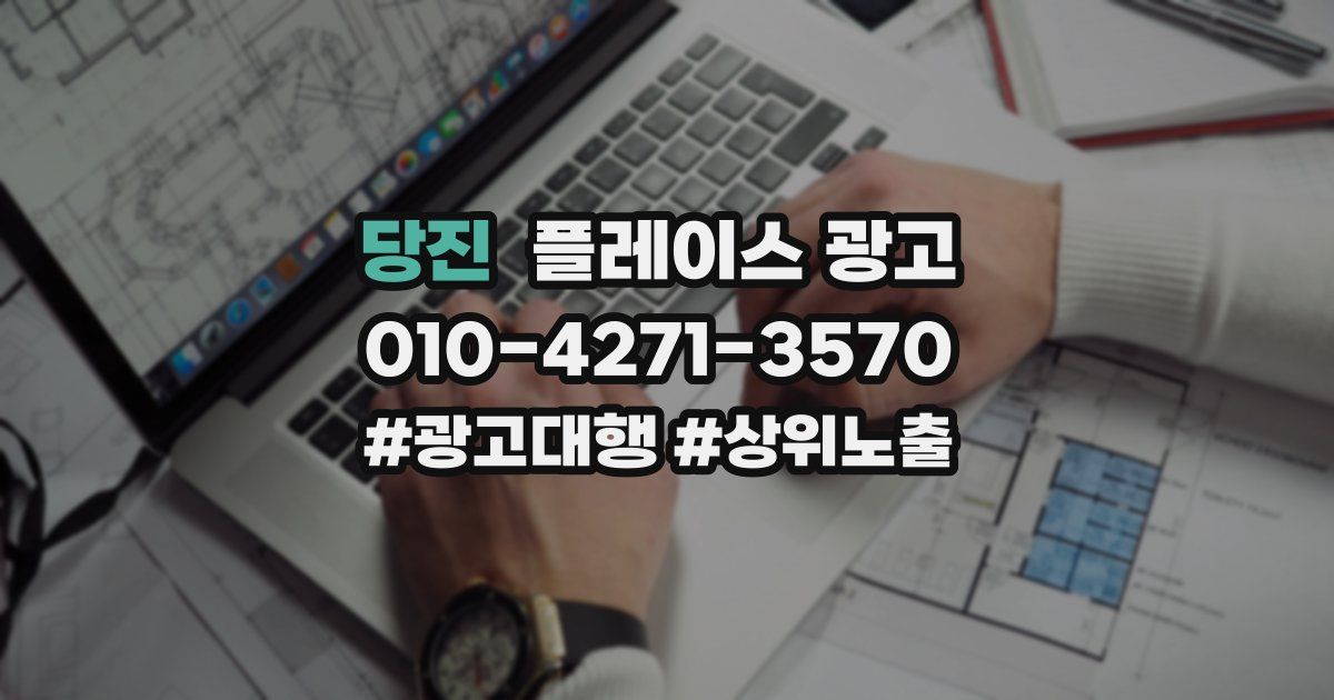 당진 플레이스 광고