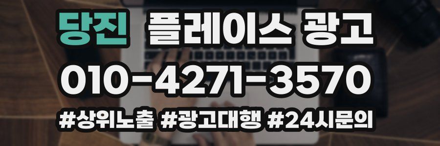 당진 플레이스 광고