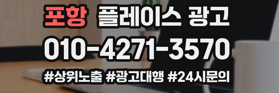 포항 플레이스 광고
